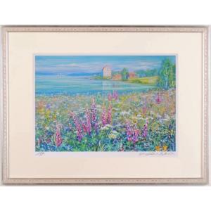 パリ 風景画 絵画 フランス リトグラフ 版画 レトロ 絵 マルコ