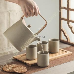 信楽焼 Sumi-iro ふたり茶器 急須 湯呑み ペアセット 湯呑 ペア 陶器