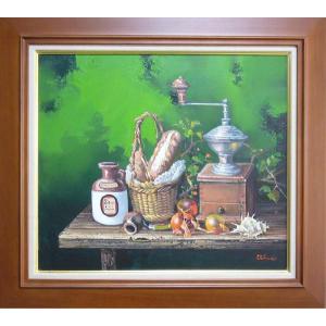 絵画 油絵 青木今陽 肉筆油絵 風景画 上高地 F6 送料無料 : アート