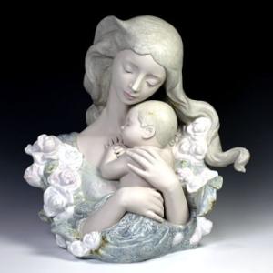 LLADRO（リヤドロ） リヤドロ（Lladro リアドロ 陶器人形 置物） 犬と
