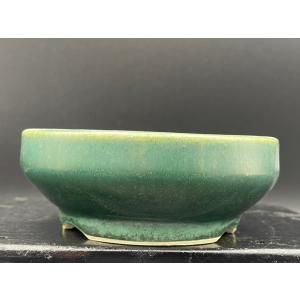堀江美功 緑釉丸陣笠三足鉢 2.5号(7cm) : 鉢や 暮路空 - 通販 - Yahoo