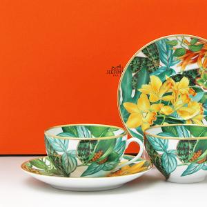 HERMES（エルメス） [中古] アフリカ カップ&ソーサー 2客セット