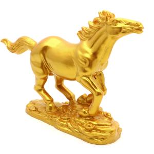 干支 午 置物 馬 うま 2026年/ 風水クリスタル 福午（跳ね馬） /粗品