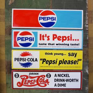 PEPSI（ペプシ） ダイカットエンボスメタルサイン PEPSI COLA VENDING