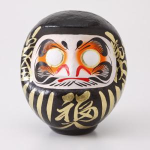 黒の福だるま；仕事運アップ・商売繁盛・黒字経営・魔除けなど カラー