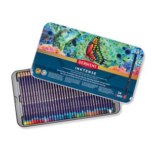 ダーウェント（DERWENT） 水彩色鉛筆 インクテンス 72色ウッドボックス