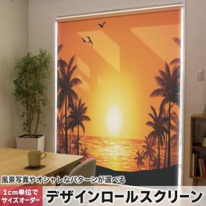 ロールスクリーン ロールカーテン オーダーメイド デザイン 000071