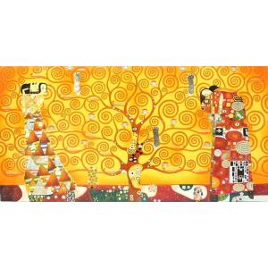 漆絵 クリムトの名作_風景画4 専用額付 NH185 : 絵画制作専門
