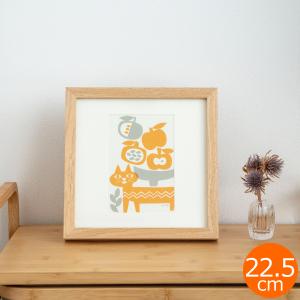 2/25はポイント10倍／ ポスター フレーム付き 飛び立つ鳥 22.5×22.5cm
