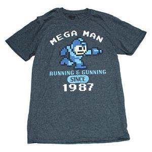 カプコン（CAPCOM） ロックマン(MEGA MAN) 北米版NES Tシャツ