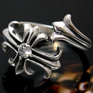 シルバーアクセサリー シルバーリング 指輪 メンズ リング クロス