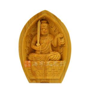 木彫り仏像 【観音菩薩・勢至菩薩セット】 立3.0寸 二体セット