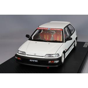 イグニッションモデル 1/18 ホンダ シビック (EG6) ホワイト : キッド