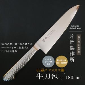 片岡製作所 菜切り包丁 ダマスカス 鋼 ステンレス 日本製 プロ 野菜