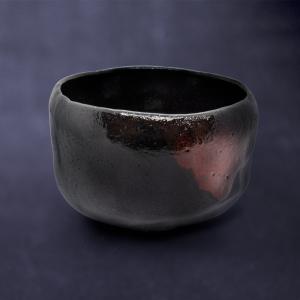 茶道具 抹茶茶碗 黒楽茶碗 村田陶隠作 別作 茶道 : 茶道具いまや静香園