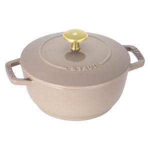 LOHACO - ストウブ Staub Wa-NABE S リネン ブラスノブ 16cm 1.1L IH