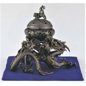 三枝作シリーズ 干支・酉(鶏)の置物／有心 三枝惣太郎作品／高岡銅器の