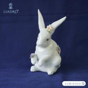 LLADRO（リヤドロ） パフィー 惜しまぬ愛 ウサギ 兎 ハート 置物