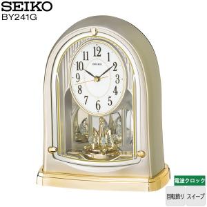 SEIKO（セイコー） HW566B セイコーエンブレム電波置き時計 回転飾り