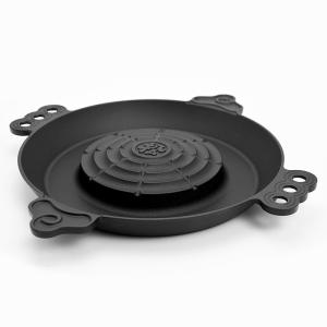 岩鋳（IWACHU） 焼肉 ジンギスカン鍋 深型 28.5cm 南部鉄器 ガス火用