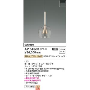 KOIZUMI（コイズミ） AP54866 ペンダントライト LED一体型 非調光 60W