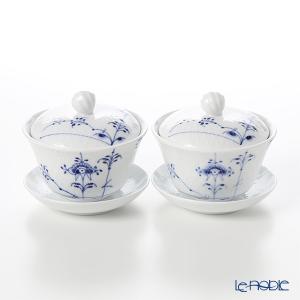 ロイヤルコペンハーゲン 食器 ブルーフルーテッド 急須 湯呑み5点