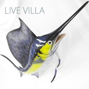 カジキ 置物 ソードフィッシュ ブロンズ 完成品 アニマルオブジェ