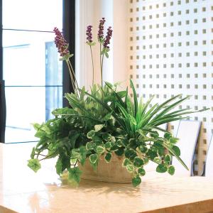 和風 人工観葉植物 大型 フェイクグリーン 光触媒 観葉植物 黒竹＆南天