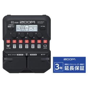 ズーム（zoom） ZOOM G1 FOUR + 純正ACアダプター「AD-16A/D」セット