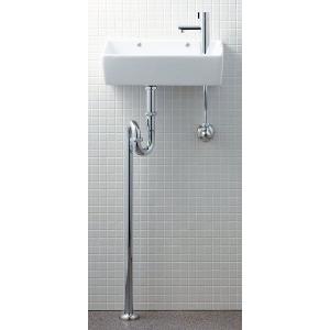 LIXIL（リクシル） 狭小手洗器 (壁給水・床排水) L-A74HA イナックス