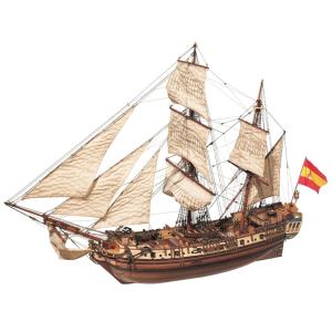 帆船模型キット H.M.S.フライ : 木製模型キットのマイクロクラフト