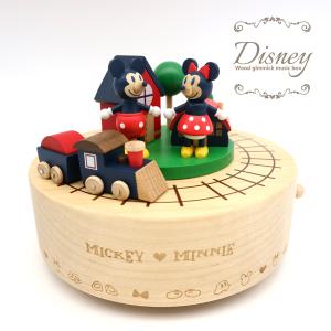 ディズニー 木製からくりオルゴール ミッキー ドナルド グーフィの遊園