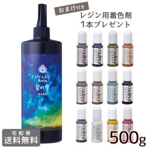レジン液 おまけ付き パジコ PADICO UV LED 月の雫 500g 大容量 安い