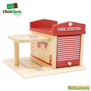 CC004 Click Clack(クリック・クラック) 救急車 働く車 木製おもちゃ