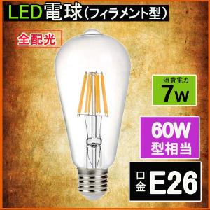 NISSIN LUX LEDフィラメント電球 調光対応 エジソン電球 LED電球 60W