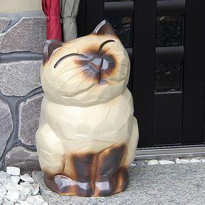 傘立て 陶器 信楽焼 おしゃれ ネコ ねこ 猫 傘入れ モダン シンプル