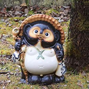 傘立て 陶器 信楽焼 おしゃれ 狸 たぬき タヌキ 傘入れ モダン