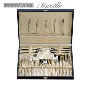 SAKS カトラリーセット ナイフフォークスプーン 5人用 25pc ソーホー