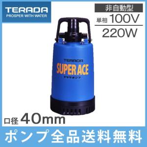 寺田ポンプ 水中ポンプ PG-400 (単相100V/0.4kW/非自動型