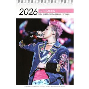 G-DRAGON ジードラゴン BIGBANG ビッグバン 2026 壁掛け カレンダー 二