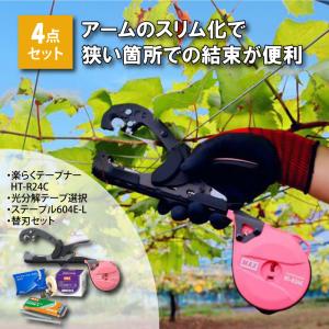 マックス（MAX） 園芸用結束機 楽らくテープナー HT-R45C + 専用替刃