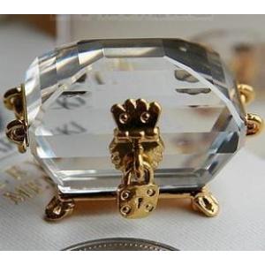 スワロフスキー Swarovski 2002年 廃盤品 『カメの宝石箱, ゴールド