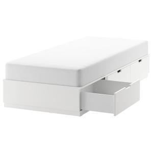 IKEA/イケア/通販】SLAKT スレクト アンダーベッド 収納付き, ホワイト