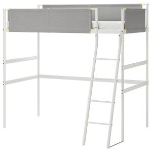 IKEA/イケア/通販】SVARTA スヴェルタ ロフトベッドフレーム, シルバー