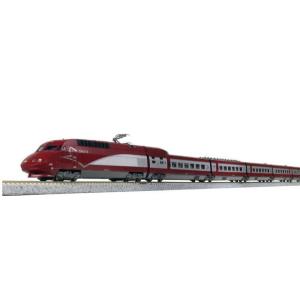 カトー（KATO） Tram Car 2両セット 青／白 イエガーマイスター広告付