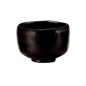 三代 佐々木昭楽作 銘「荒磯」 のんこう写 黒楽茶碗 茶道具 : ますや雲