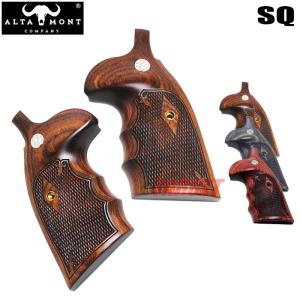 ☆アルタモント S&W Kフレーム ラウンドバット用 木製グリップ COMBAT