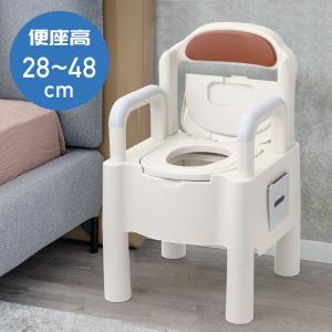 トイレ 介護 家具調トイレ 座楽 ベーシック PN-L23306 プラスチック