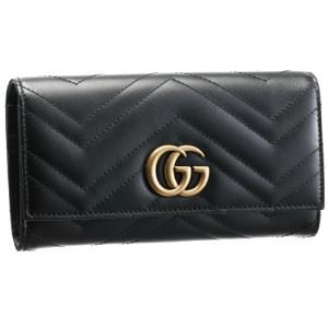 GUCCI（グッチ） 長財布 レディース ブラック 443436 DTD1T 1000