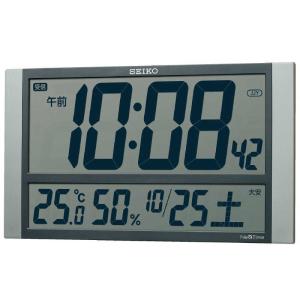 SEIKO（セイコー） 時計 SEIKO SQ433S 電波 デジタル クロック 掛時計